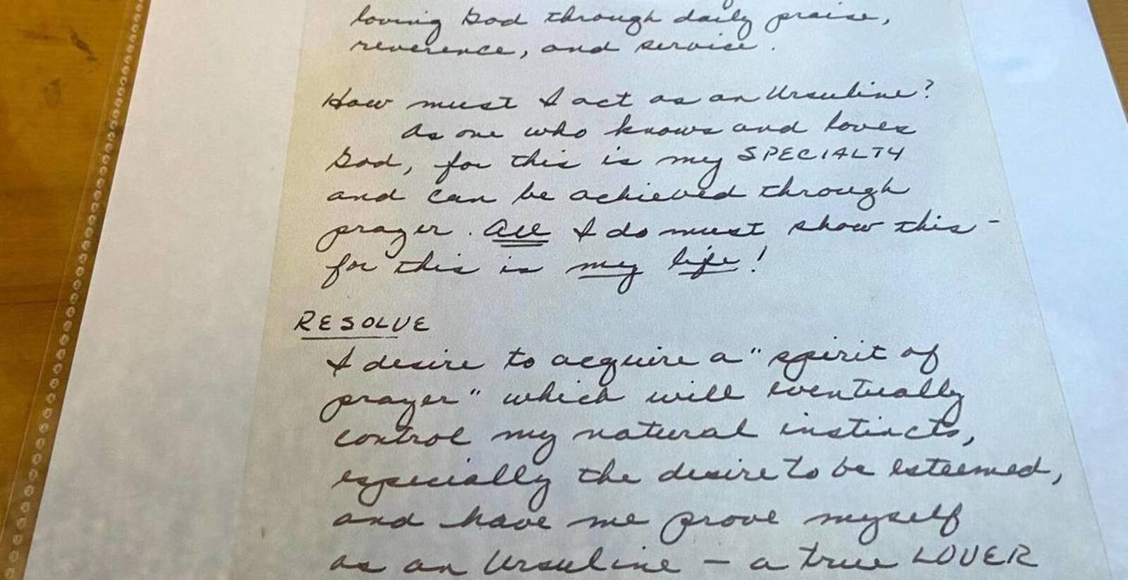 Letter(copy)DorothywrotetoSr.MarthaOwen,askinghertoexplaintofamilyandfriendsifsomethinghappenedtoher(Oct.3,1979).Thisisknowntobeoneofthelastlettersshewrote.