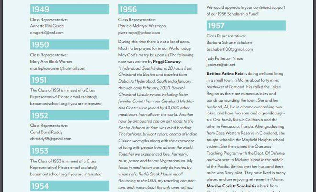 Class Notes: Summer 2020