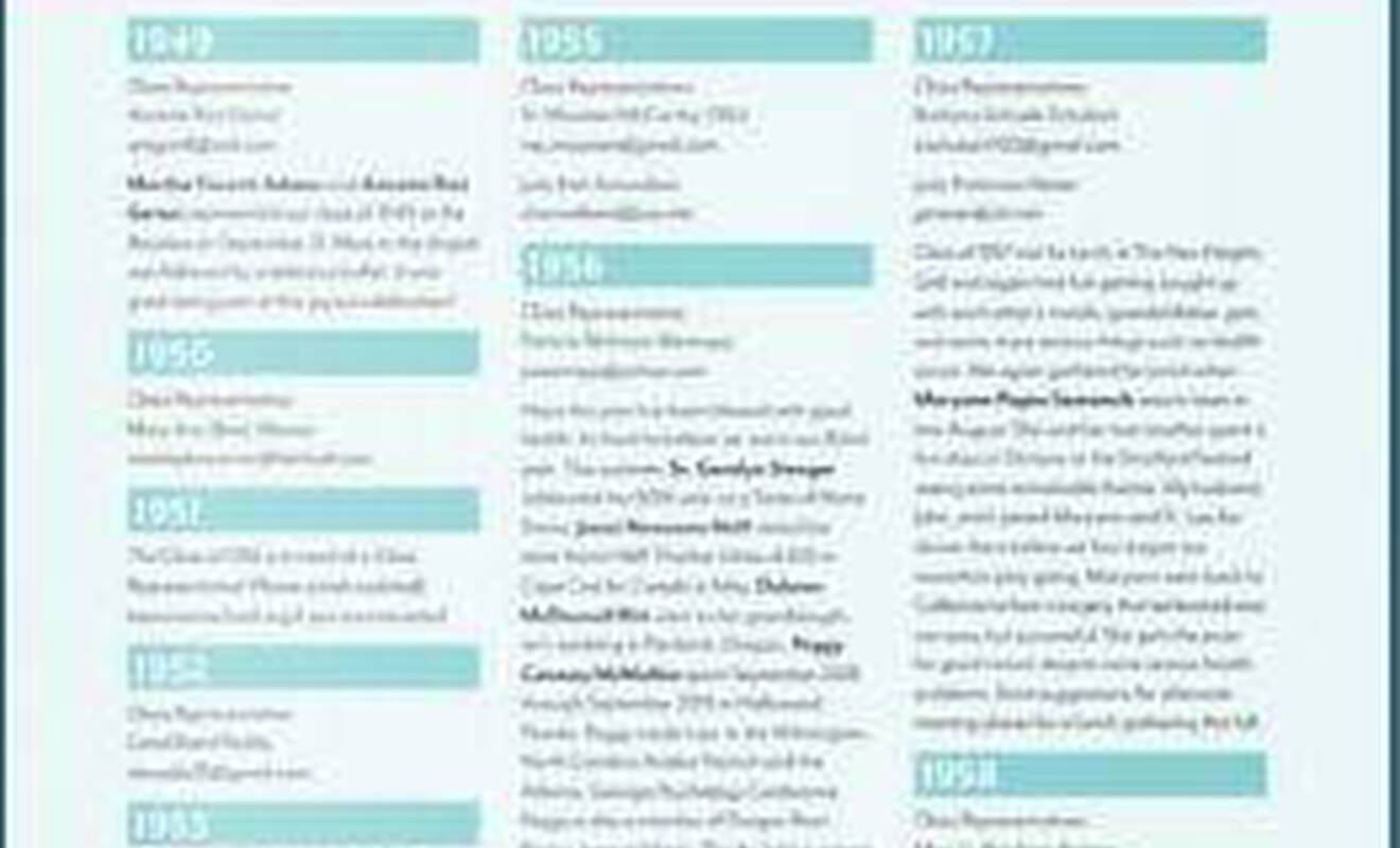 Class Notes: Fall/Winter 2019