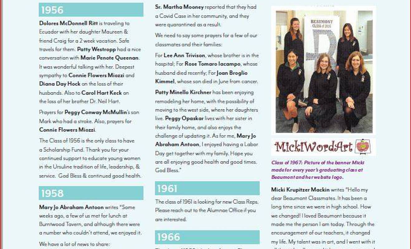 Class Notes Winter 2022