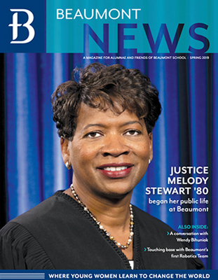 Beaumont News: Justice Melody Stewart '80