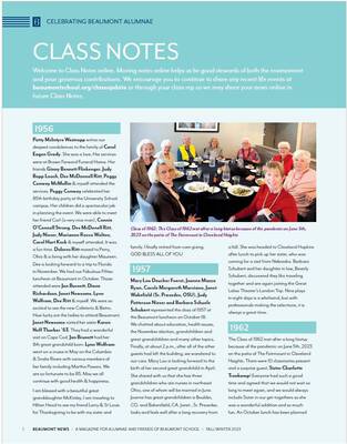 Class Notes Fall Winter 2023