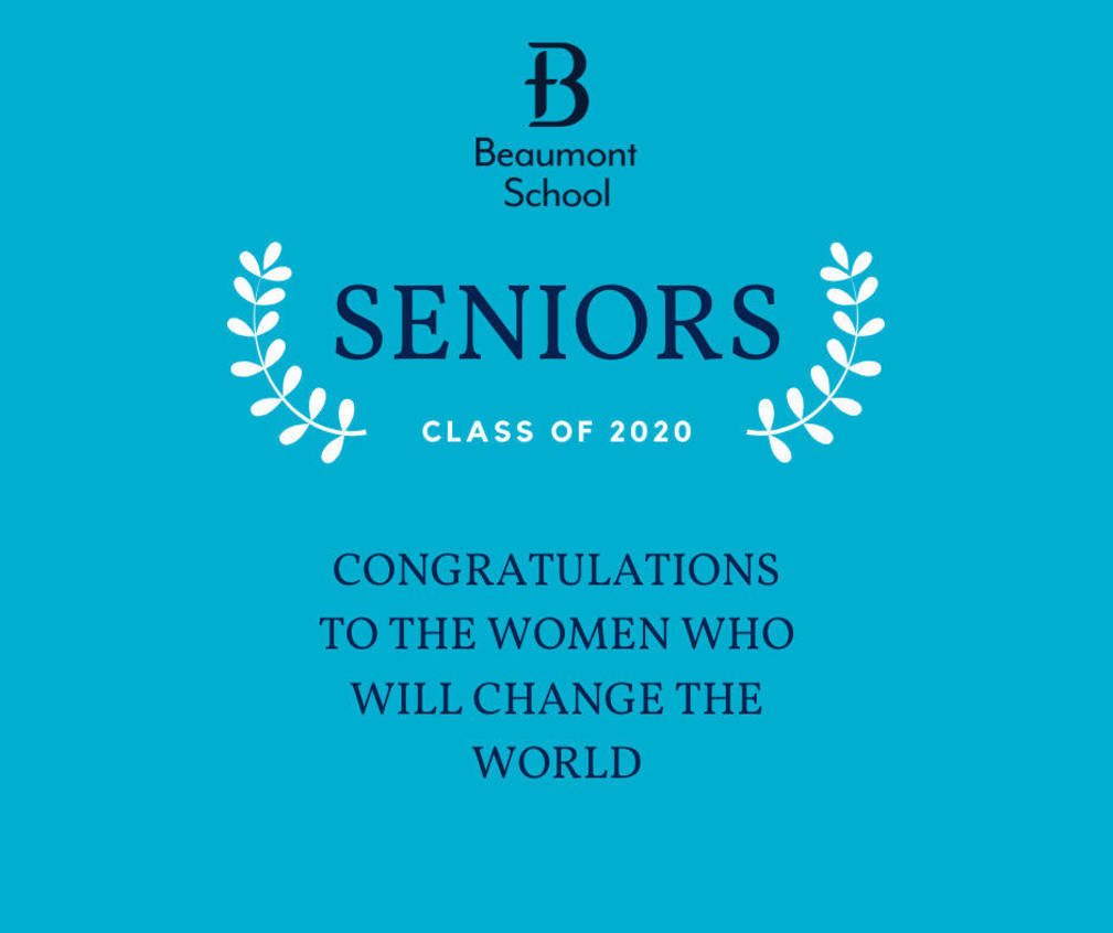 Congratulations Class of 2020