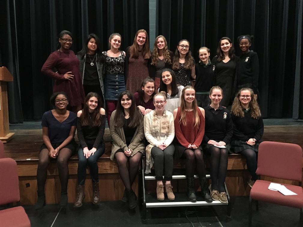 Beaumont Students Inducted Into Tri-M Music Honor Society