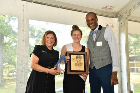 Wendy Hoke, Annie Bova Frizzi '12, Derrick Russell