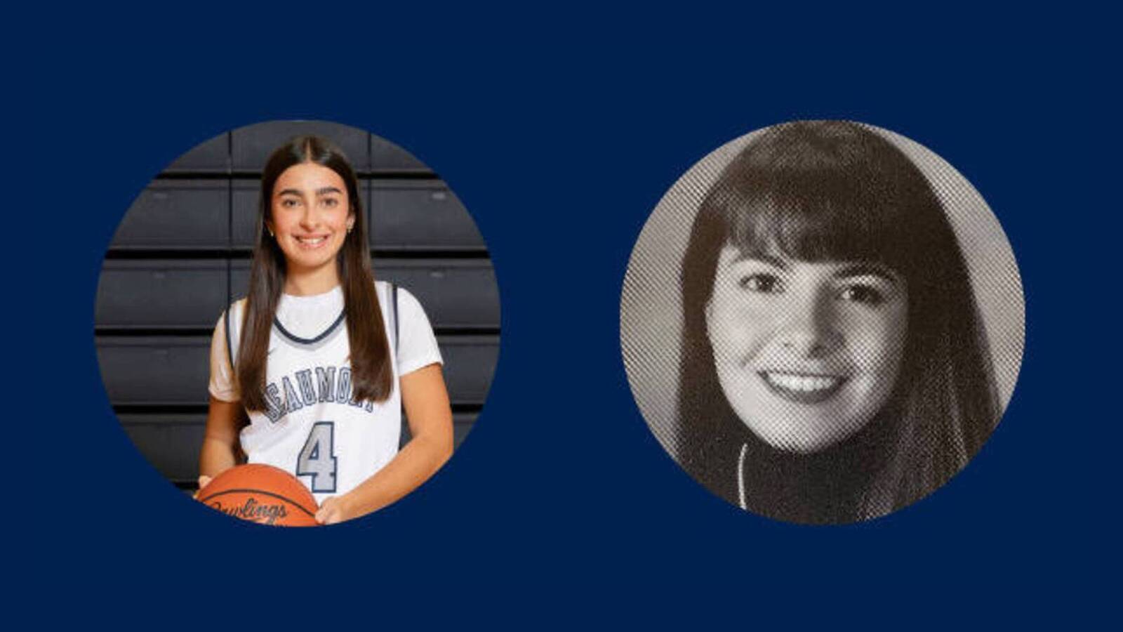 Beth Baker Carlton '95 and her daughter Nora Carlton '24