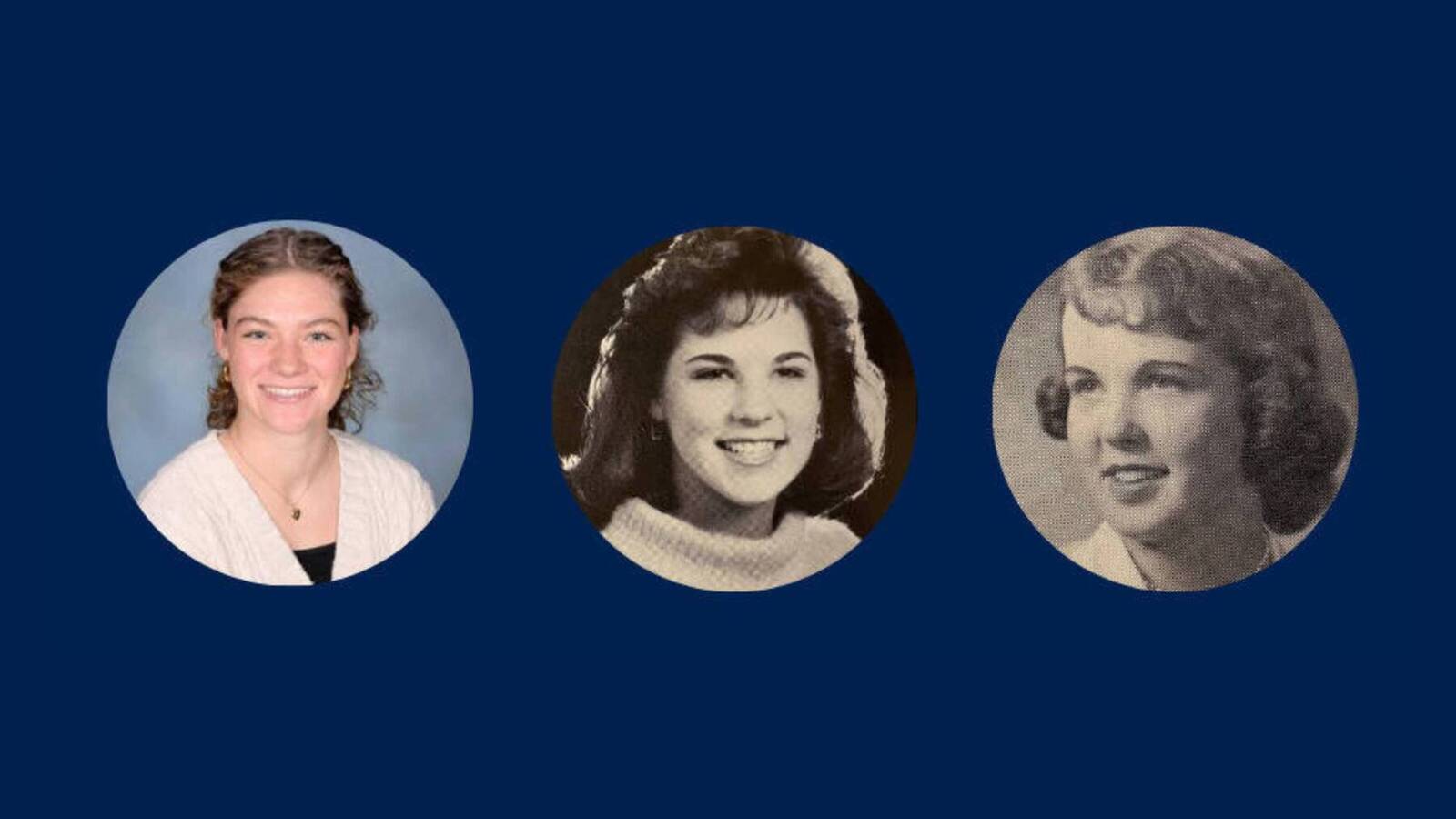 Molly Centa Rochester '87, her mom, Mary Ann Tobbe Centa '52 and her daughter Cate Rochester '24